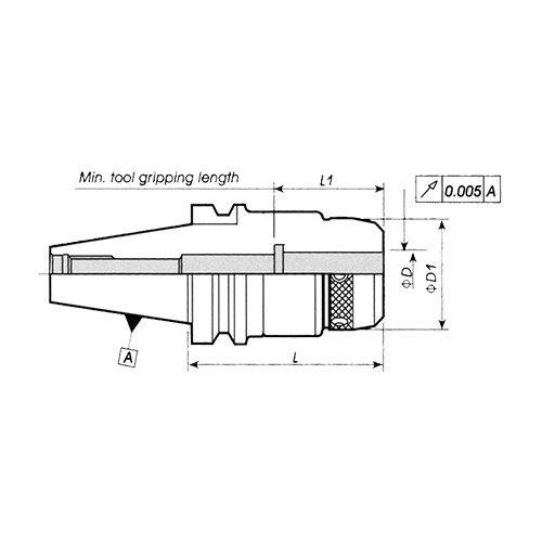 PRECISION POWERFUL MILLING CHUCK