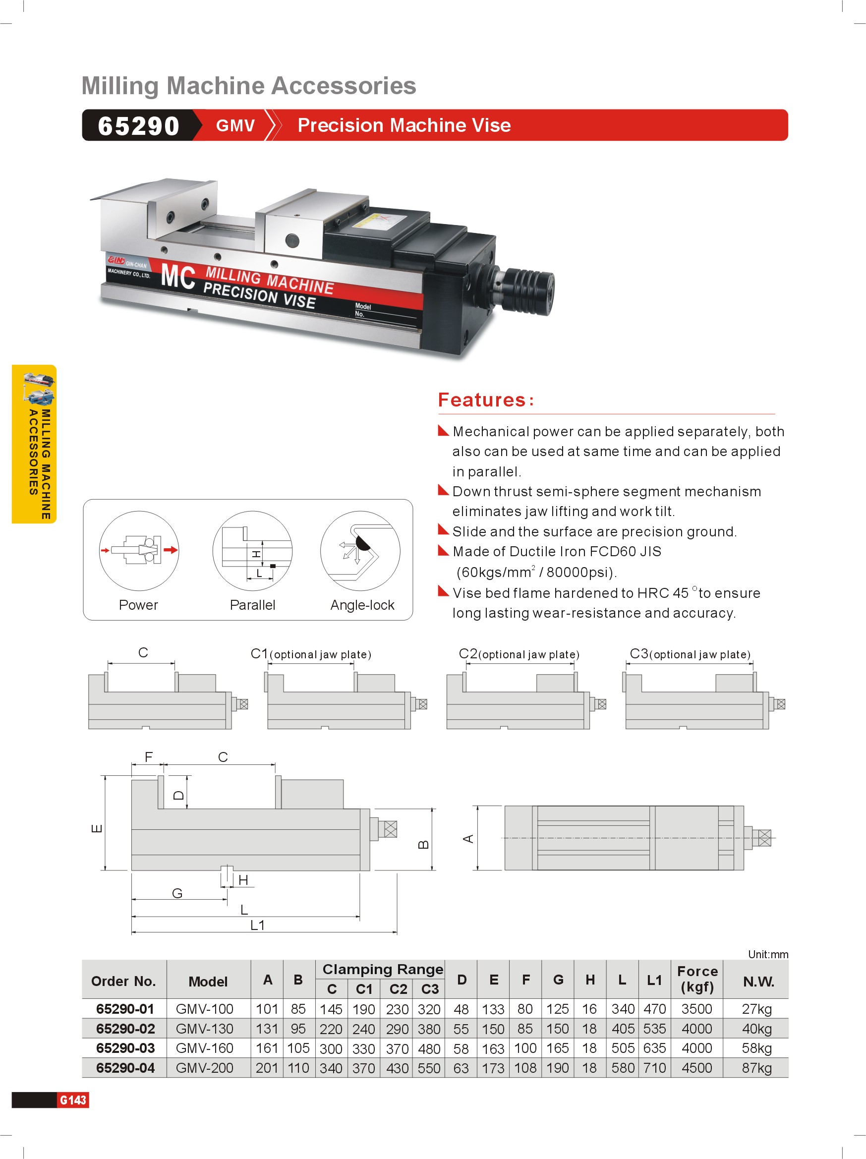 Milling Machine Vises-銑床虎鉗