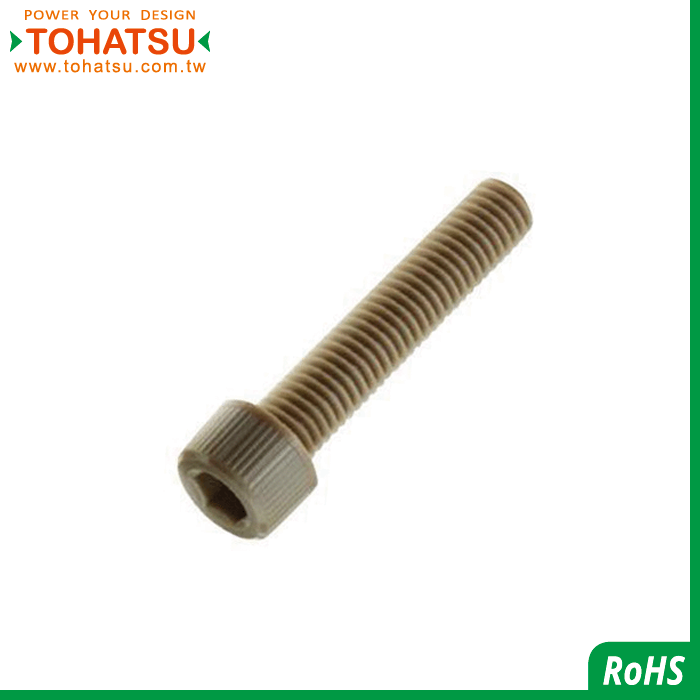 Hexagon socket head plastic screw (Material: PEEK)-SCBFPEKM