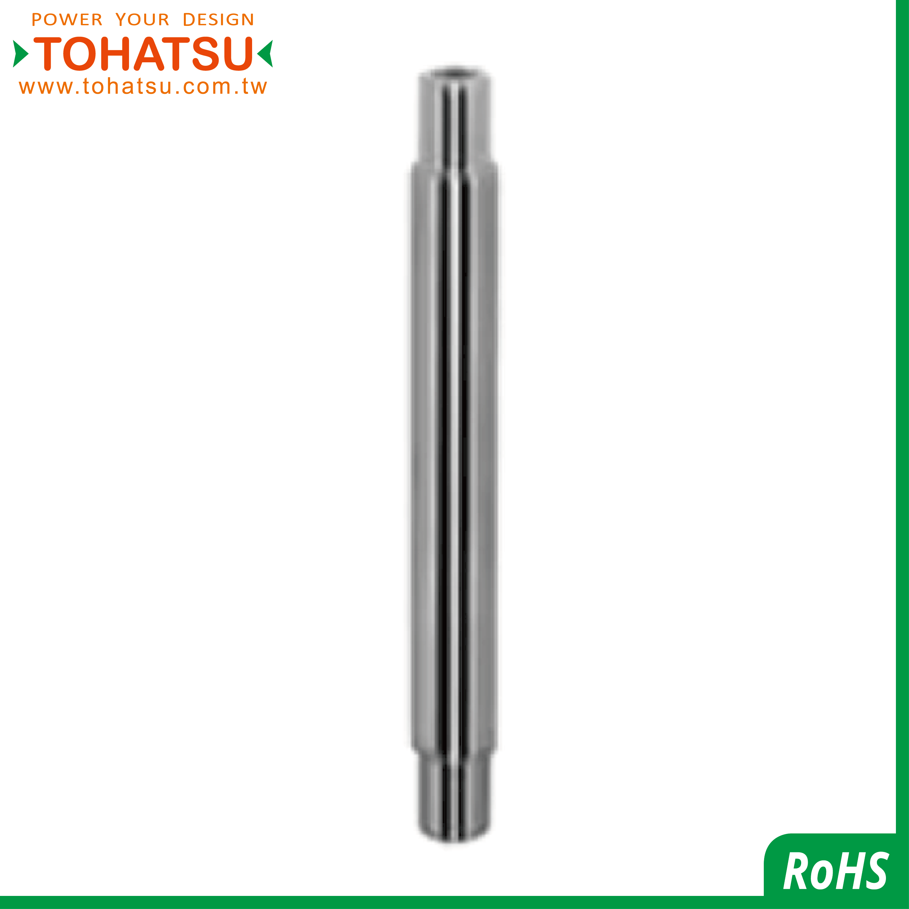 Precision Linear Shafts (Both Ends Stepped and Female Thread)- GKS028 CRS.AF SUSC.AF