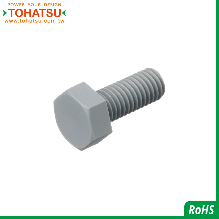 External Hexagon Plastic Bolts (Material: PVC)-BPVC-BTM