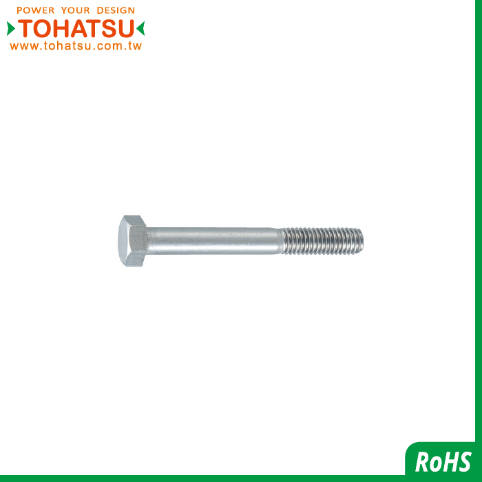 Hexagon Bolts (Material: Steel)(Half teeth)-B23