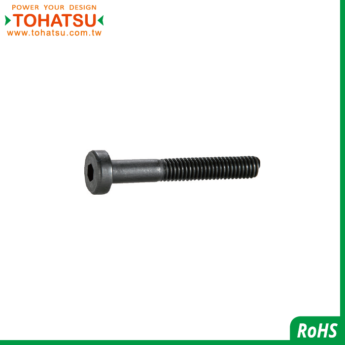 Low head hexagon socket head screw (Material: Steel)(Half teeth)-B081