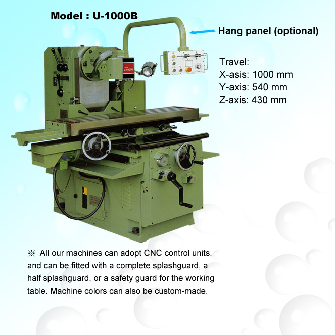 Bed-Type Universal Milling Machine-U-1000B