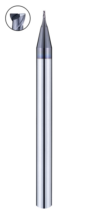 Micro Diameter 2 Flutes Square End Mills