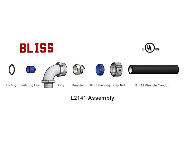 UL／cULus Liquid Tight 90° Connector - PG Thread-L2161