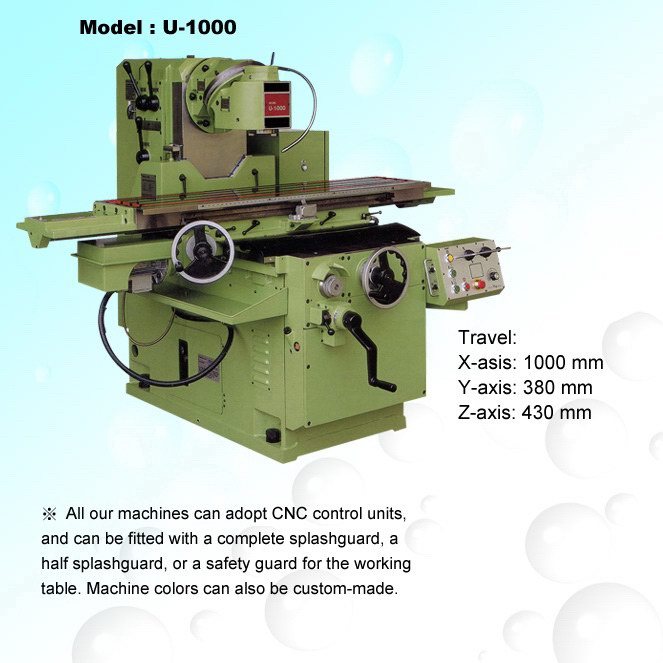 Bed-Type Universal Milling Machine