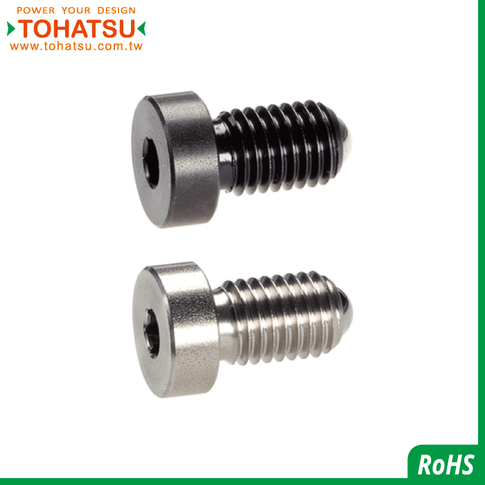 Ball plungers (Material: Steel／SUS303) (Inner hexagon)-22030