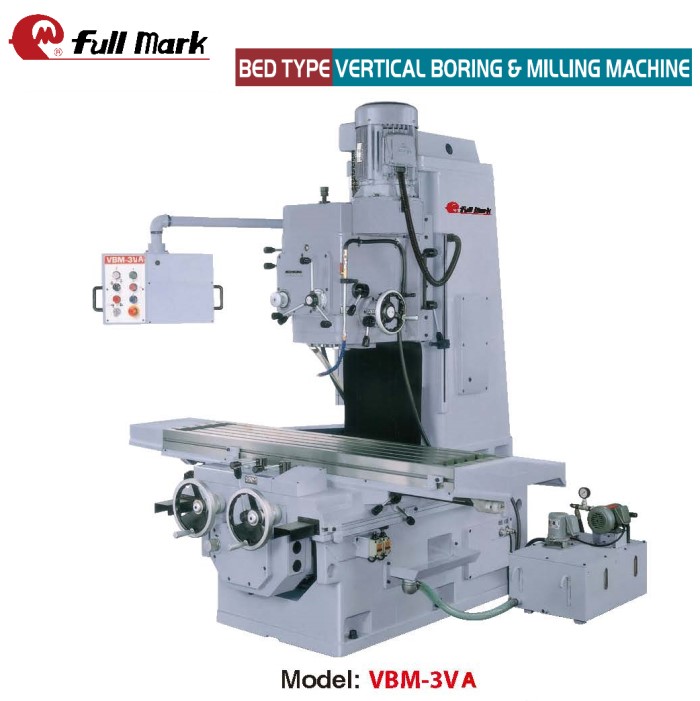 Bed type Vertical Boring & Milling Machine-VBM-3VA/5VL/5VHL