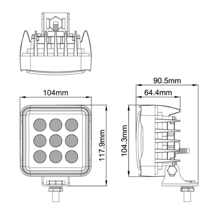 3000LM WORK LIGHT-NK0417B