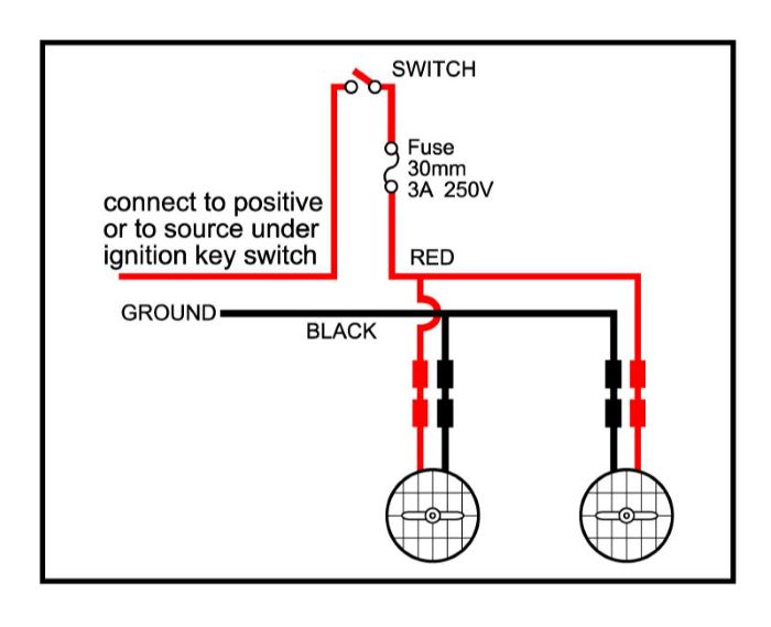 FOG LIGHT- 90mm UNIVERSAL-NK9009