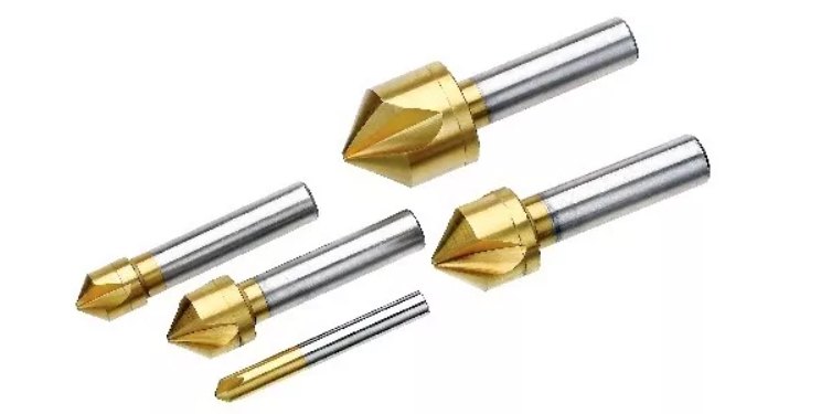 Solid Carbide Head Chamfer Cutter- Brazed Alloyed Steel Shank