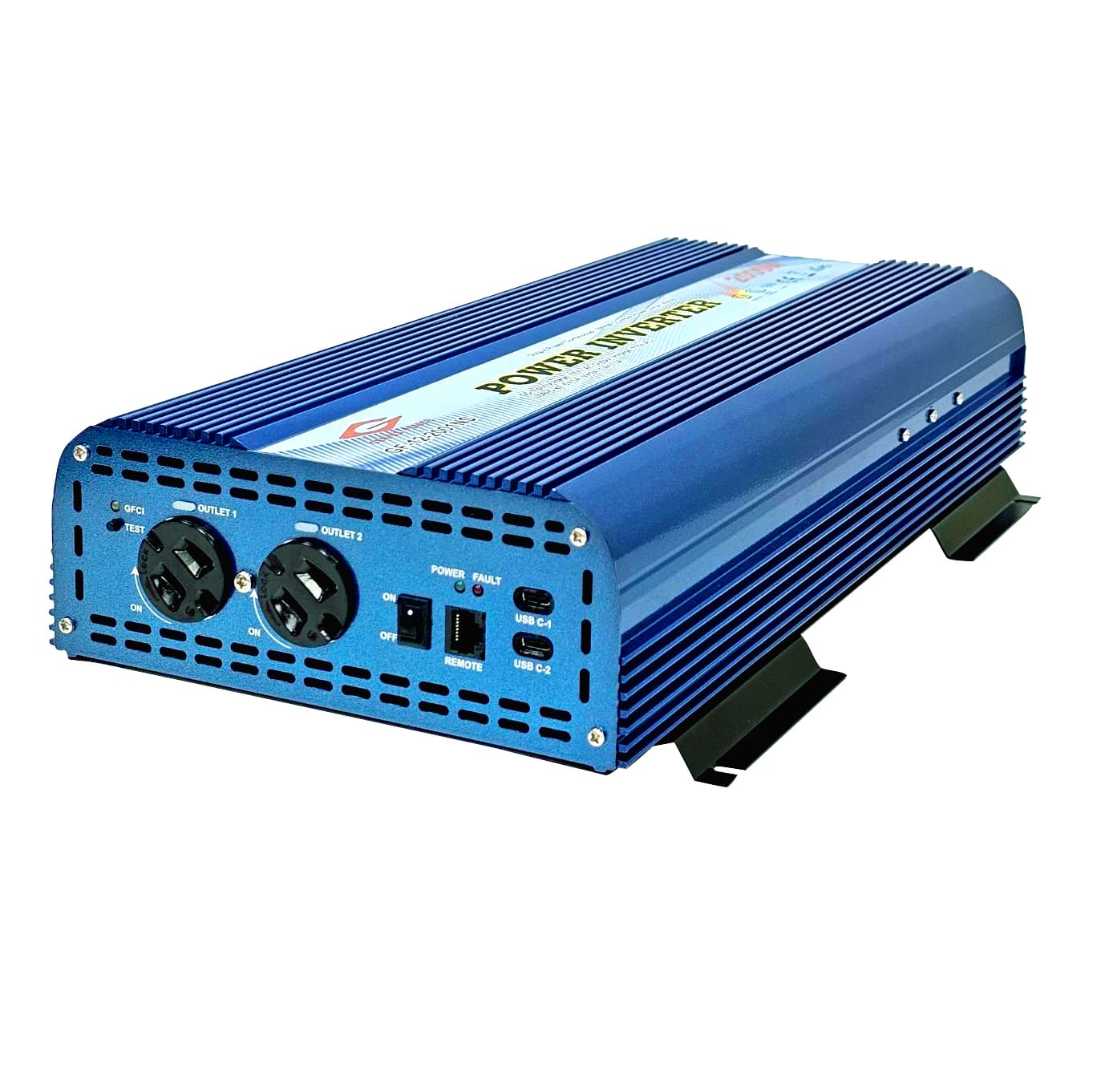 2000W 12V 24V 48V GFCI PURE SINE WAVE POWER INVERTER