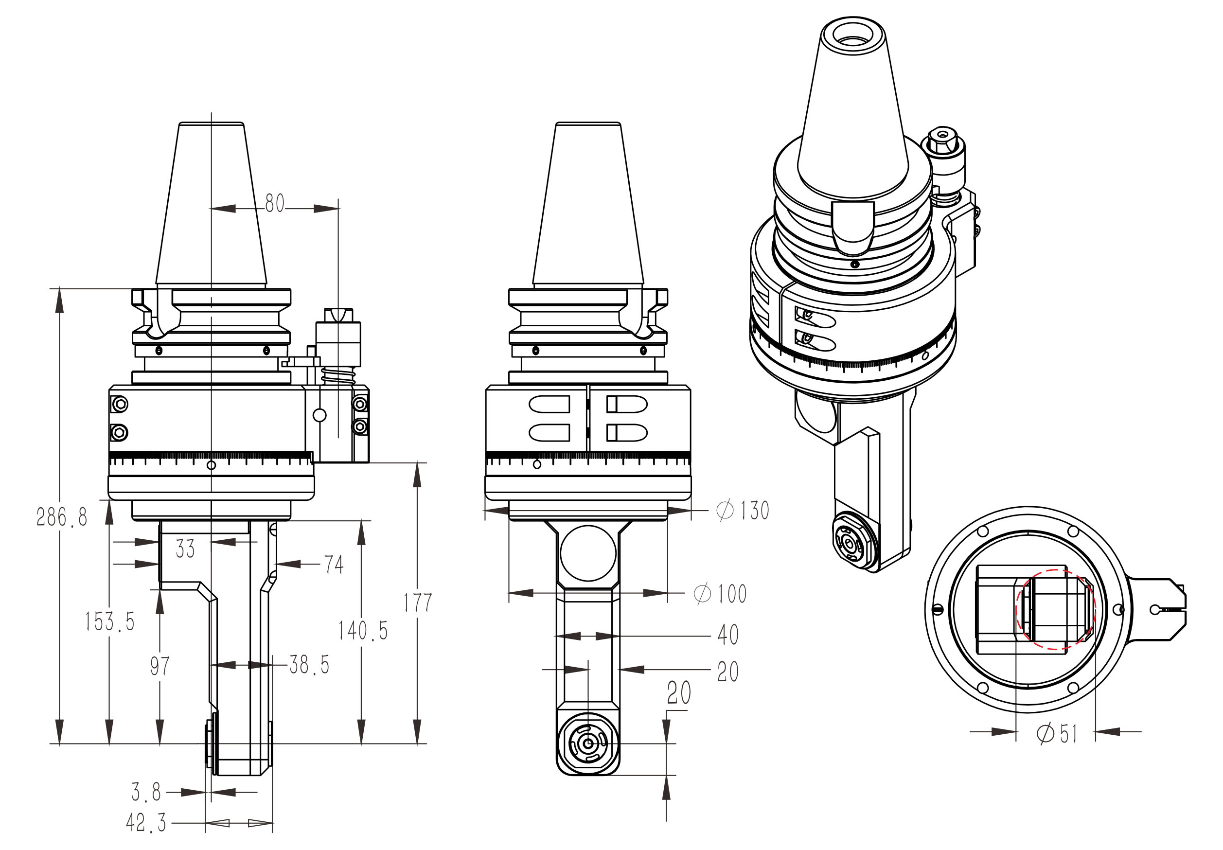 BT50-DK90-BT50-PER16