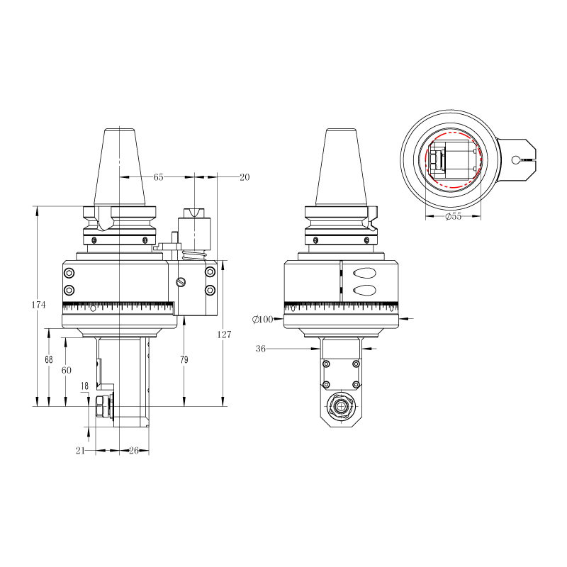 BT40-DK90-BT40-ER11M-60