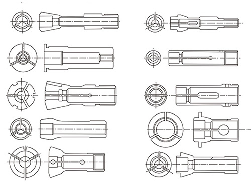 Special chuck shape examples