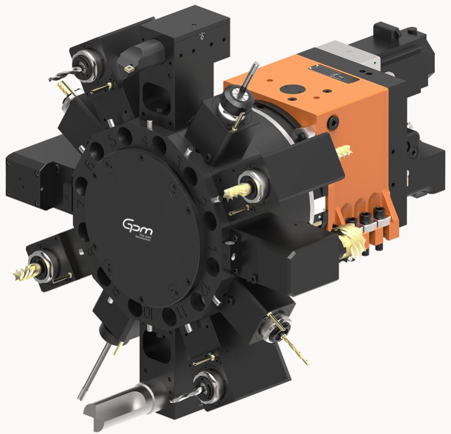 VDI／Radial mount driven turret