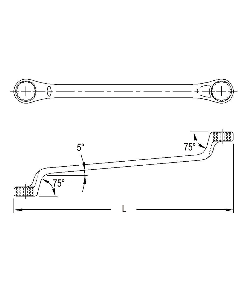 SAE Box End Wrenches - Matt Finish