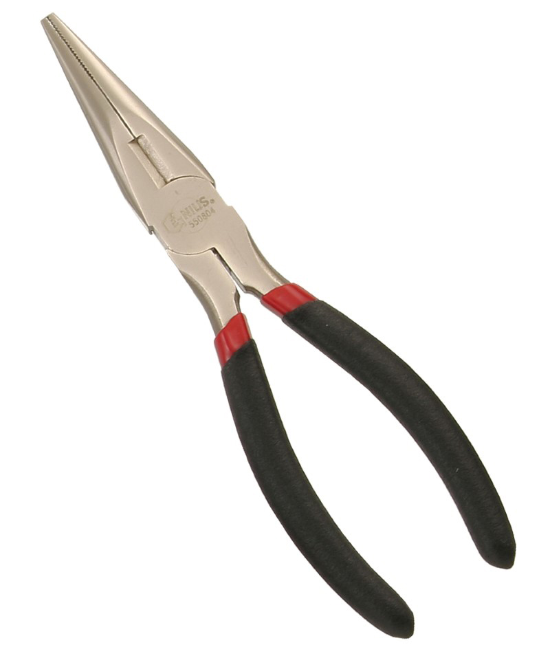 Pliers-Chain Nose Pliers w／ Cutters - Cushion Grip