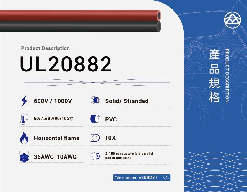 PVC insulated cable – UL20882-UL20882