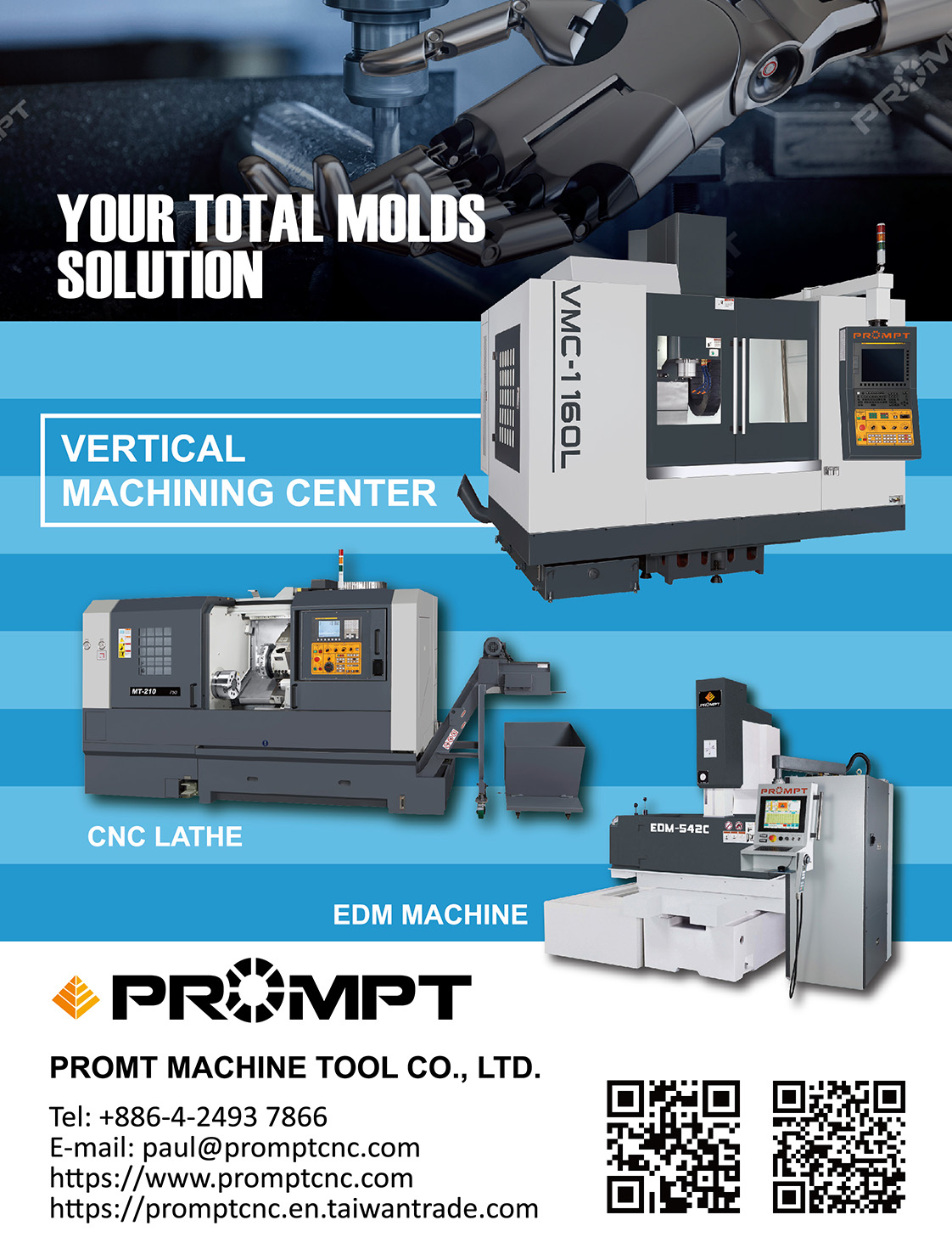 PROMPT MACHINE TOOL CO.,LTD.