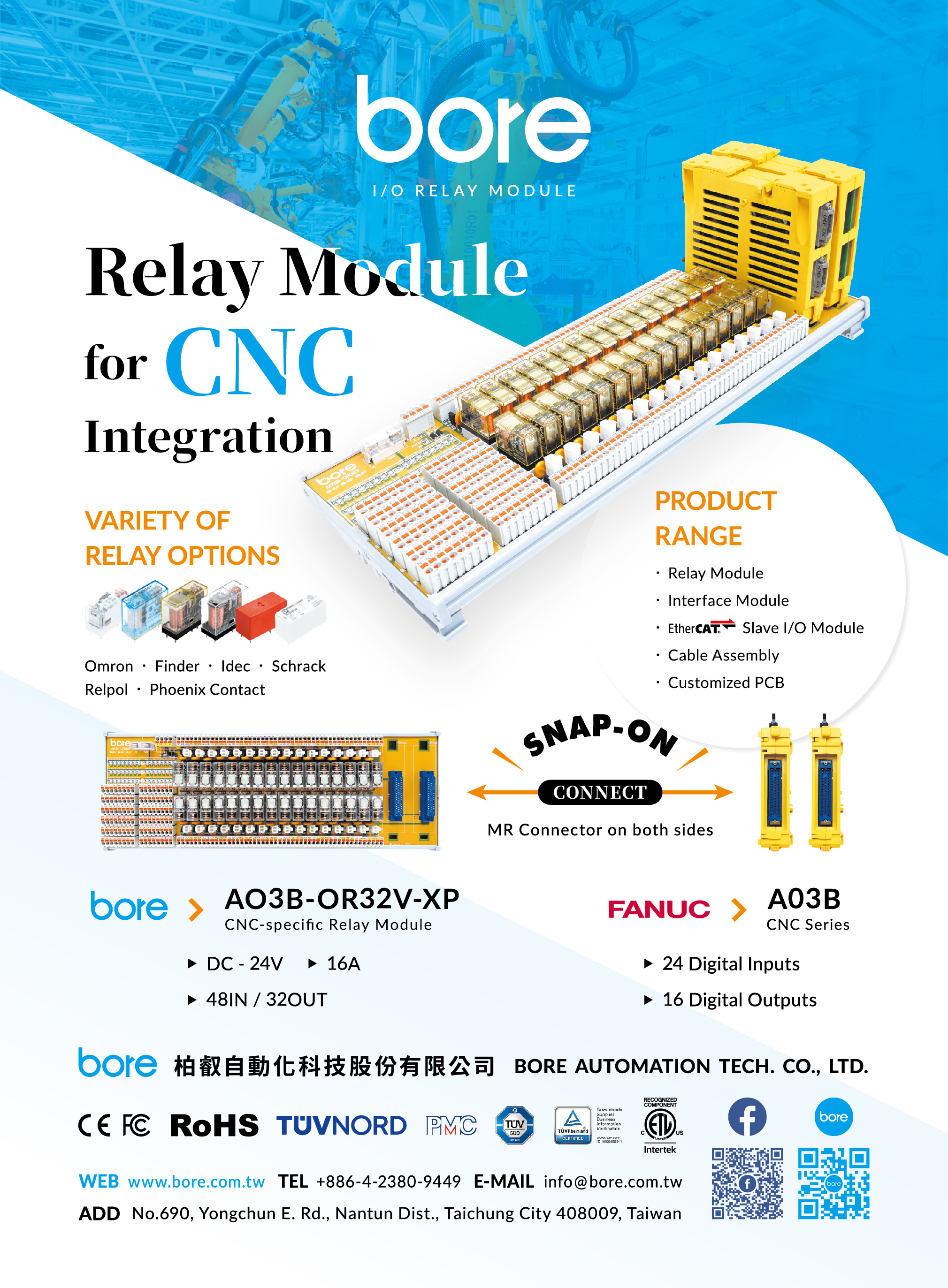 BORE AUTOMATION TECH. CO., LTD.